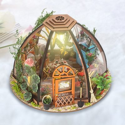 Starry Sky Flower House DIY Miniature Dollhouse