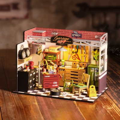 DIY Miniature House Kit - Garage Workshop DG165