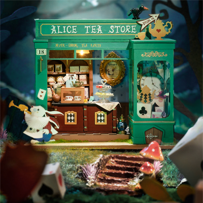 Alice's Tea Store Miniature House Kit - DG156
