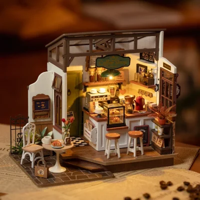 Flavory Caf?? Miniature House Kit - DG162 (Diystoys)